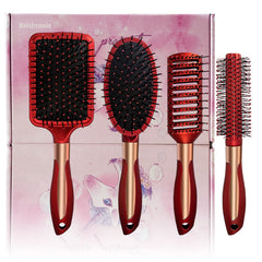 Meisheamin round hair brush for smooth styling and gentle scalp massage