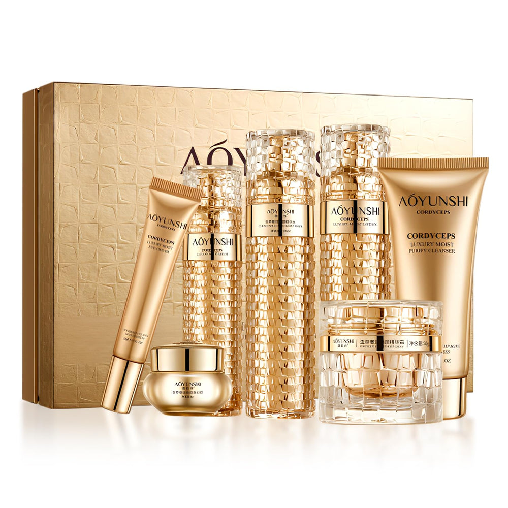 MEIYUANNAISI luxurious hydrating skincare set with face cleanser for daily nourishment.