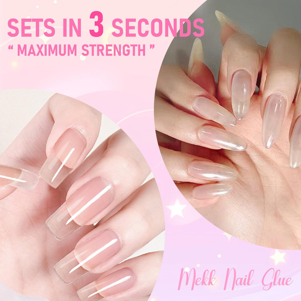 MEKK nail glue kit is portable for on the go nail repairs.
