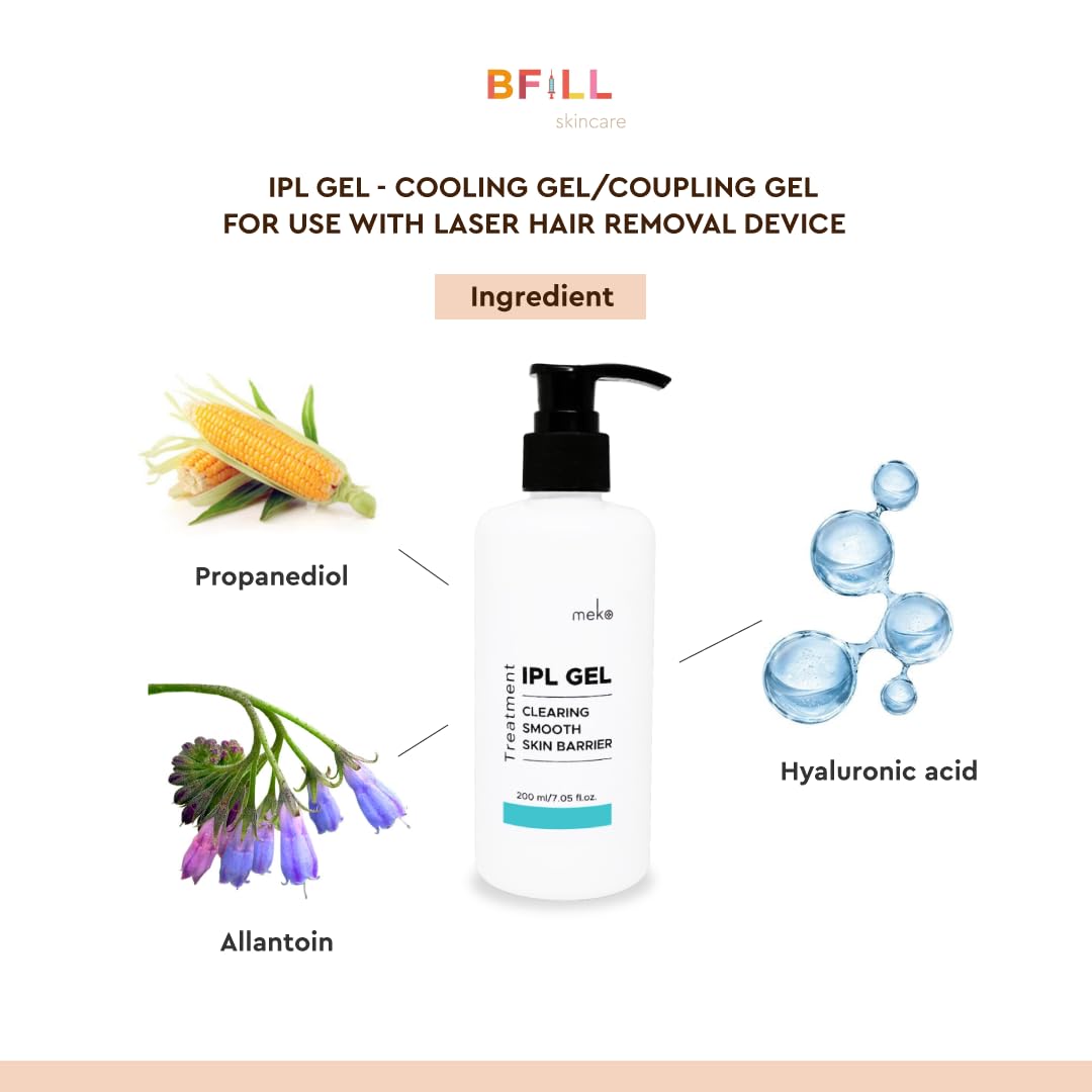 Meko Clinic water-soluble formula cleans off easily after use