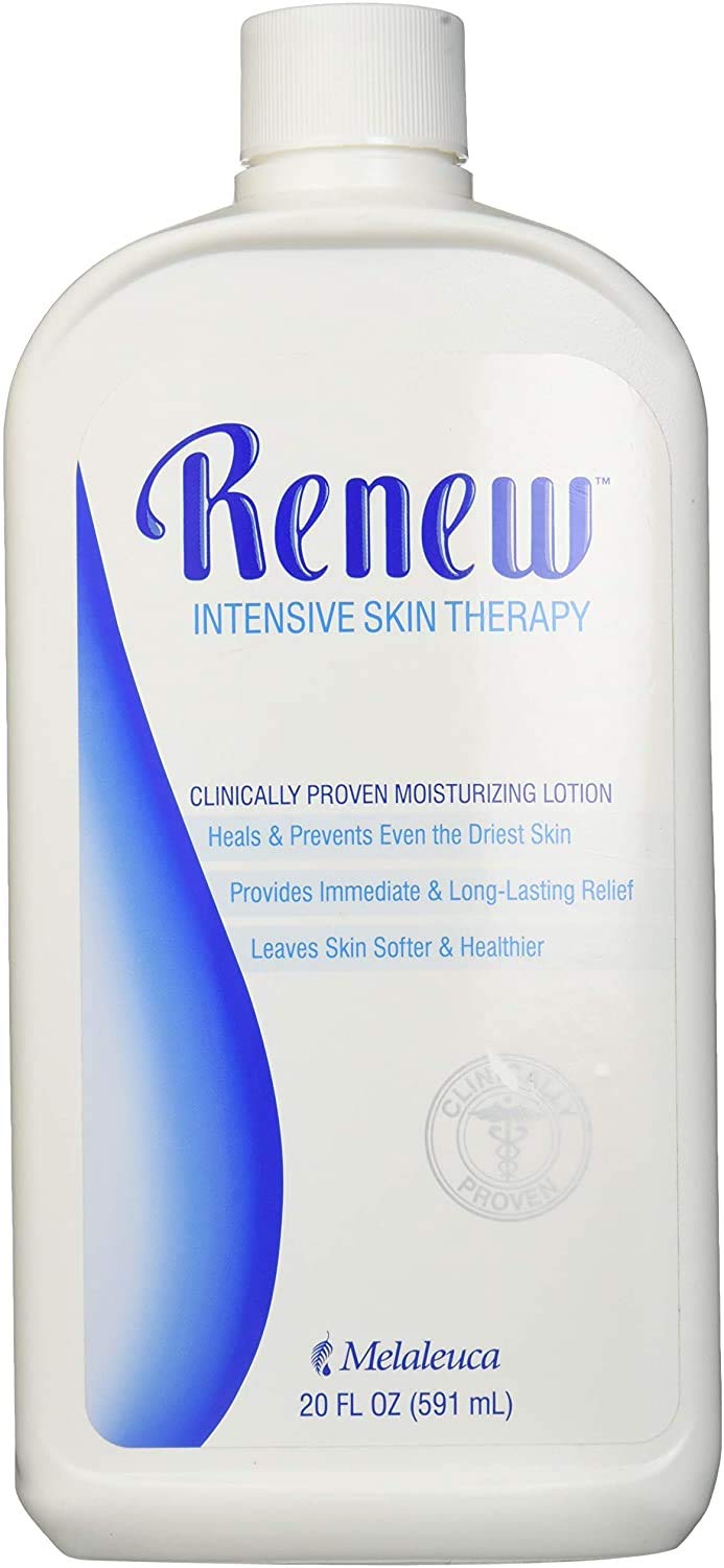 Melaleuca Renew Intensive Skin Therapy Lotion 20oz no pump shows durable hydration for dry skin.