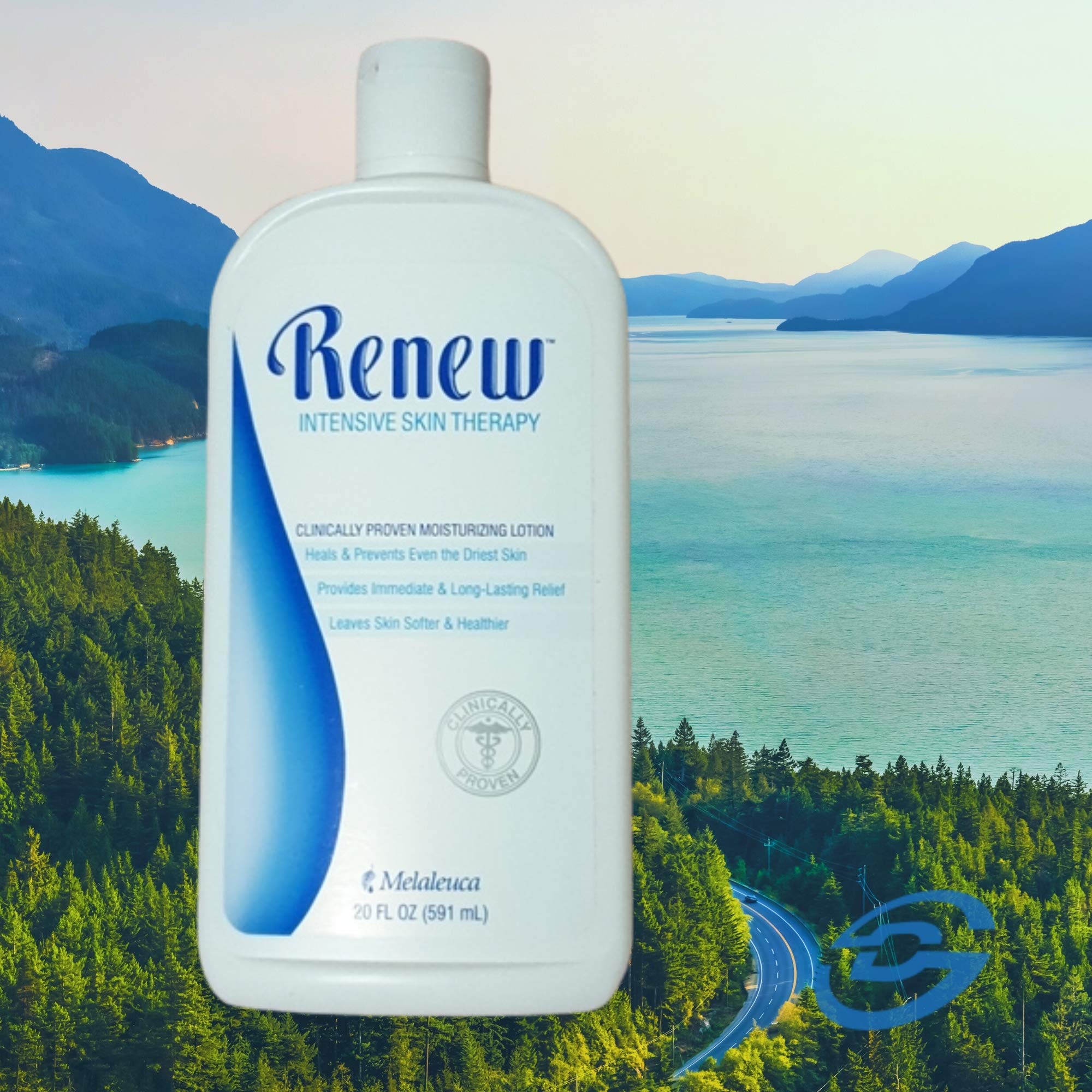 Melaleuca Renew Intensive Skin Therapy Lotion application steps demonstrate easy daily use.
