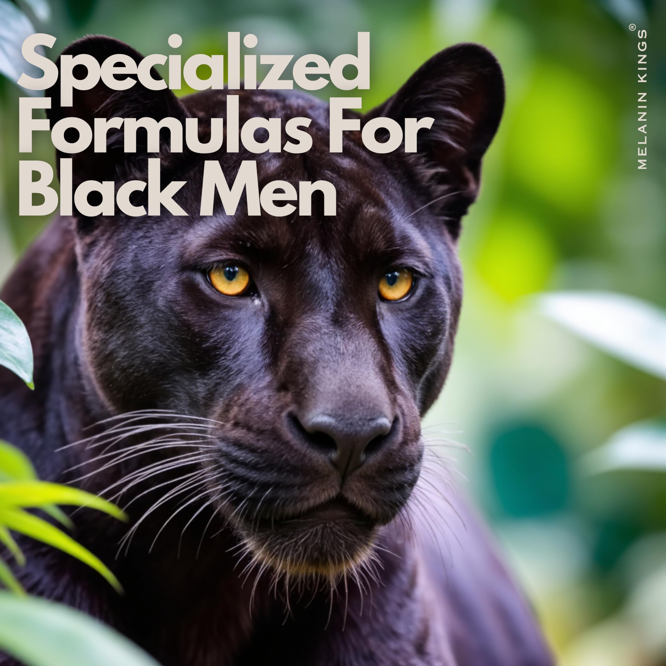 Melanin Kings beard conditioner bottle delivers silky hydration for curls.