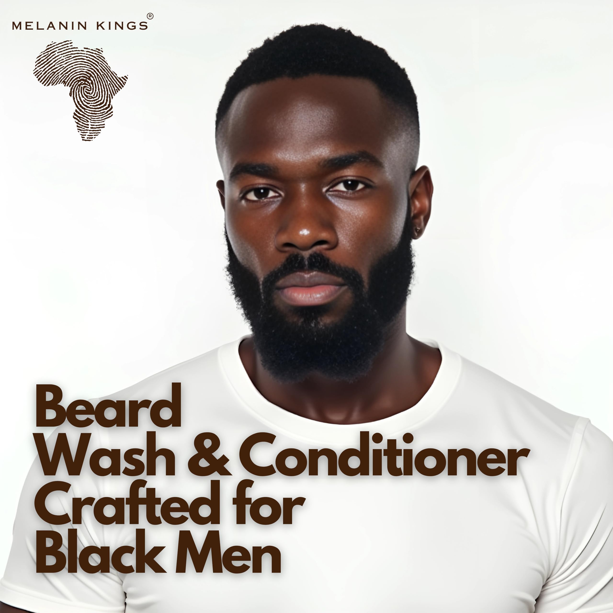 Melanin Kings beard wash lather shows rich foam and hydration.