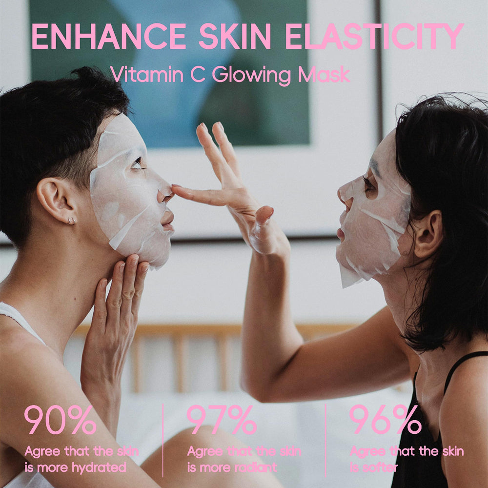 Meleell collagen face masks hydrate with hydrogel sheets for radiant skin.