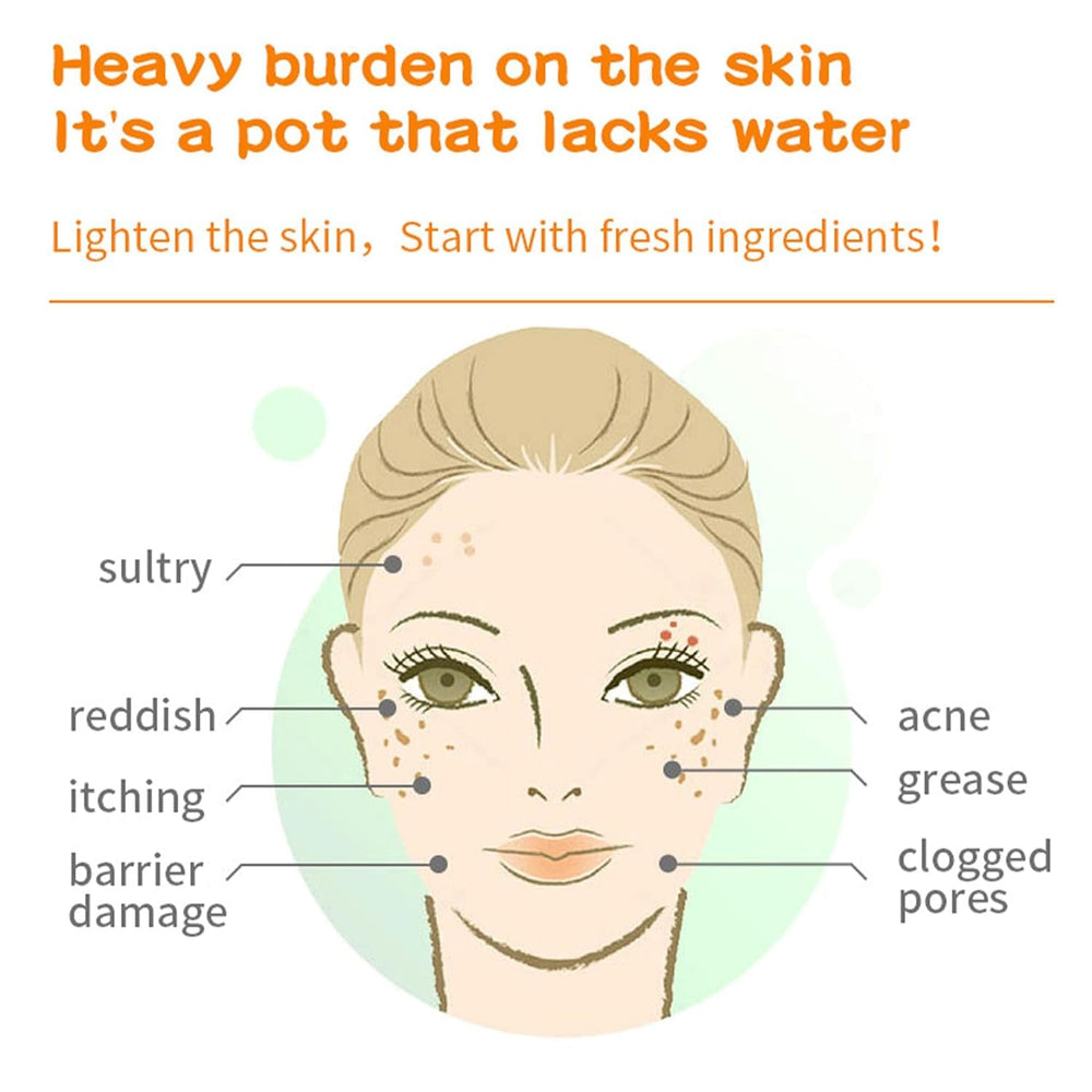 Meleell face mask pomegranate nourishes and revitalizes for glow.