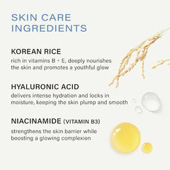 Melixir Airfit highlights hyaluronic acid and Korean rice ingredients for hydration