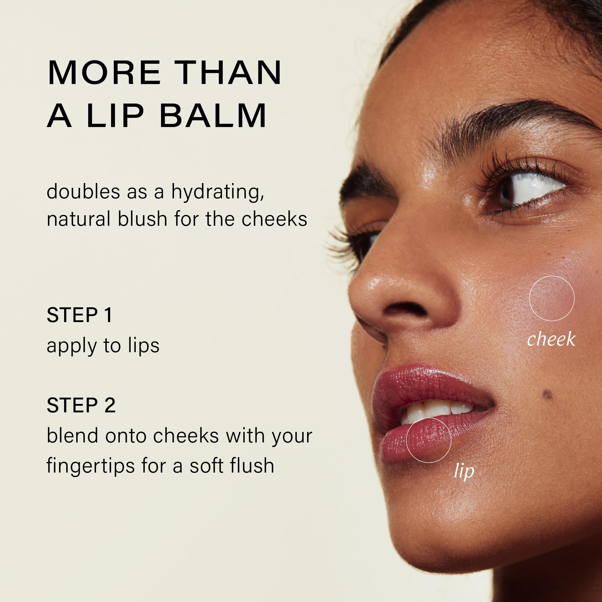Melixir lip-butter-application-glide provides silky, non-sticky finish.