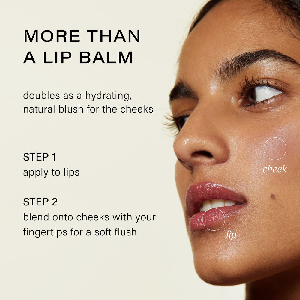 Melixir lip-butter-application-glide provides silky, non-sticky finish.