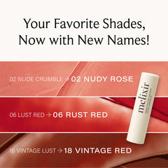Melixir vegan lip butter with shea and agave nourishes dry lips