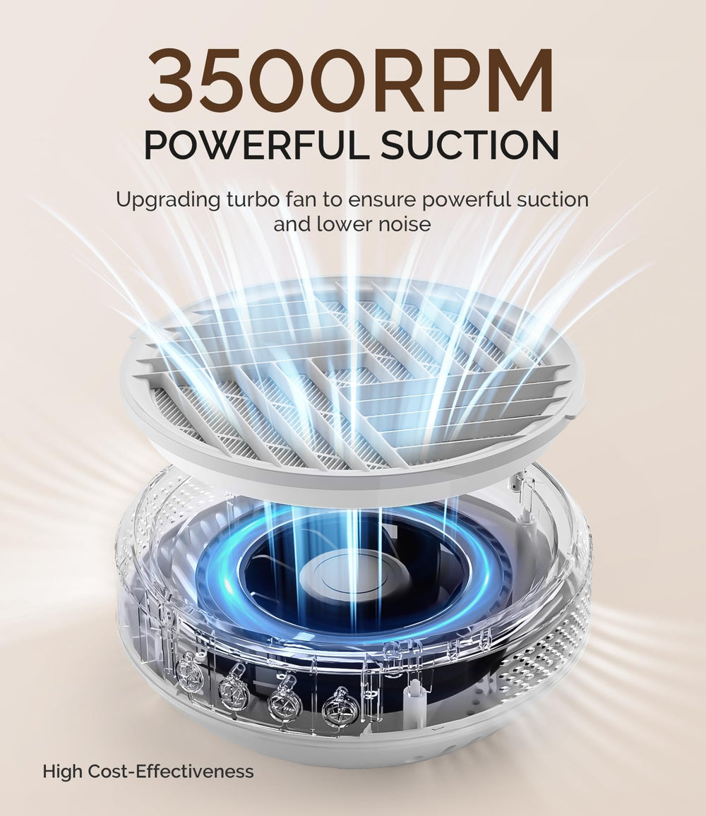 MelodySusie cordless nail dust collector button control demonstrates adjustable suction for comfort.