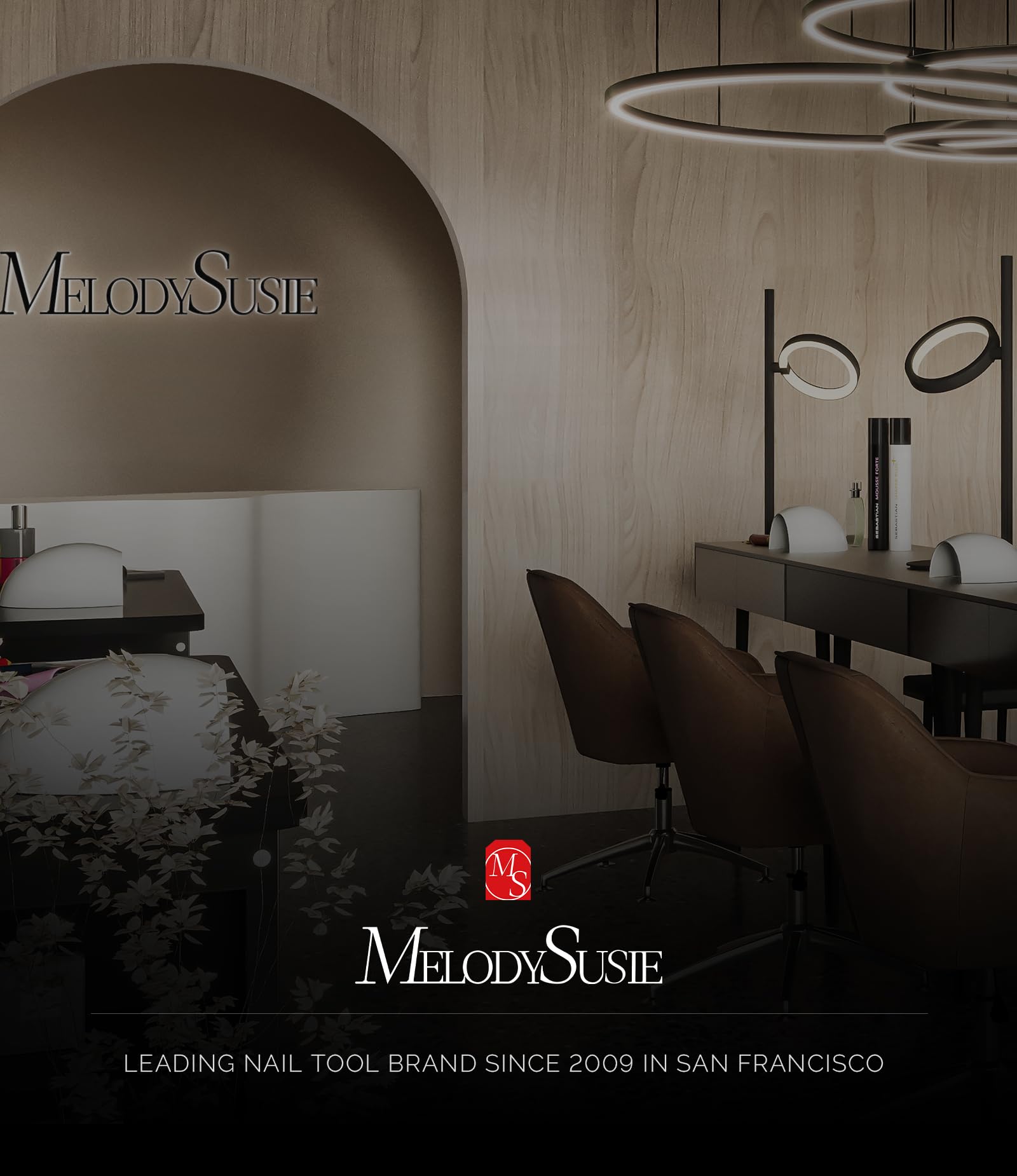 MelodySusie compact desk design saves space on your station.