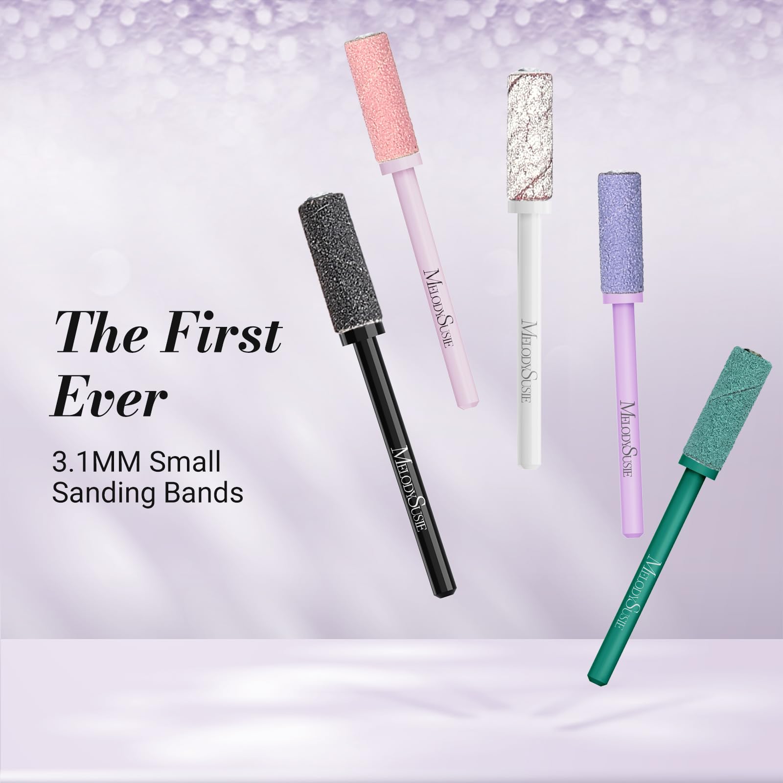 MelodySusie 3-1mm mandrel bit secures attachment for detailed manicures and pedicures.
