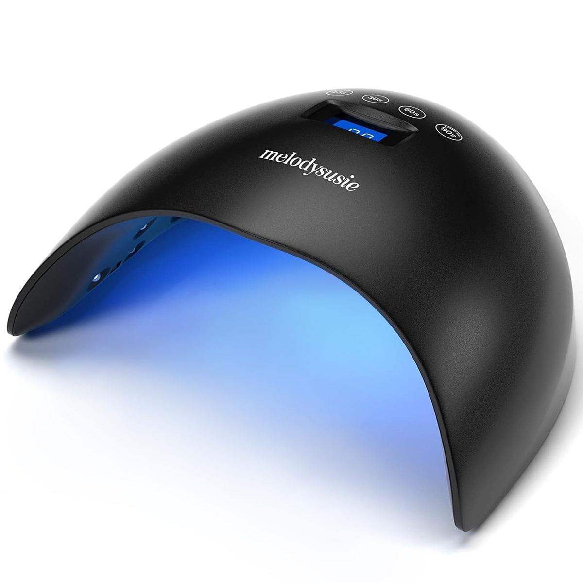 MelodySusie 48W nail lamp front view for quick gel curing at home or studio