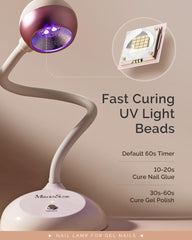 MelodySusie 60-second curing with one-touch switch for quick nail sessions.