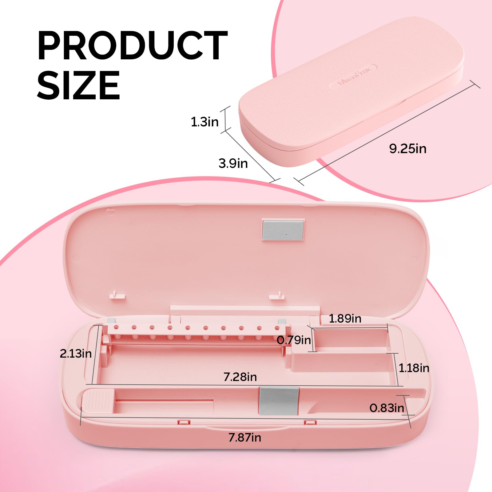 MelodySusie compact size fits handbags and backpacks for salon-on-the-go