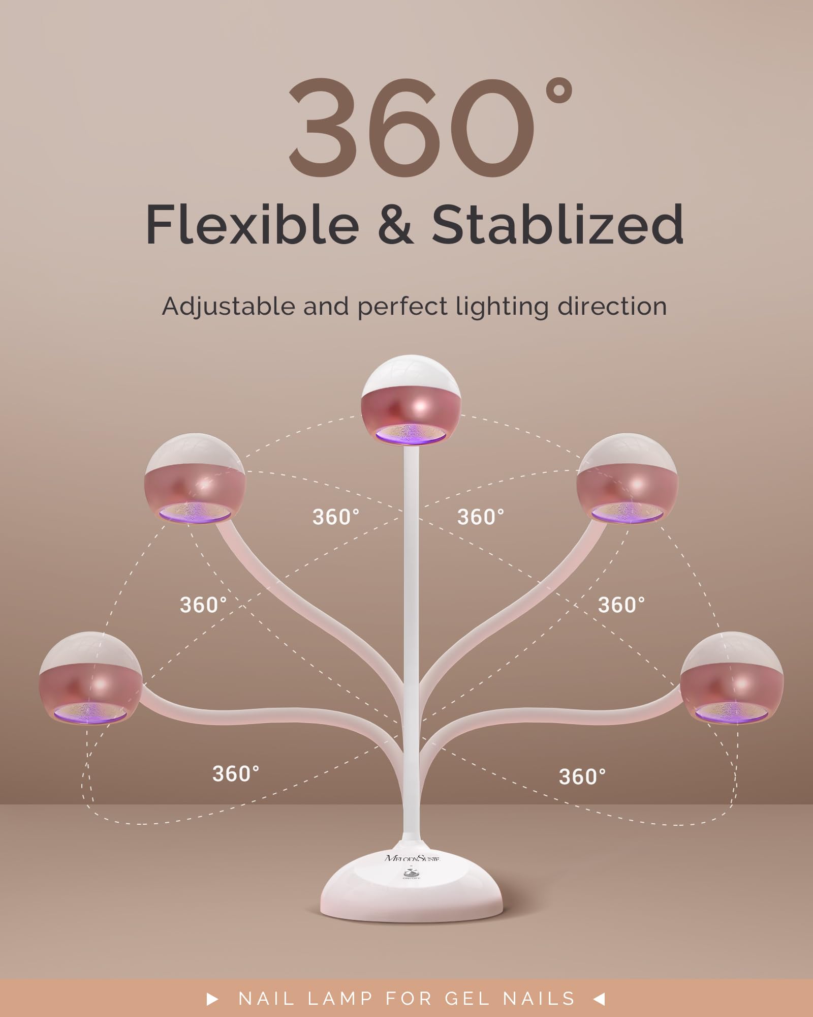 MelodySusie built-in 2000mAh battery supports up to 2.5 hours of use.