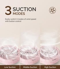 MelodySusie compact nail dust collector side portrait demonstrates portable design for on-the-go
