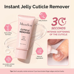MelodySusie cuticle pusher image shows careful pushing and clean edges.