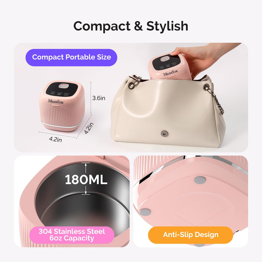MelodySusie DL-160 cleans jewelry and everyday items beyond nails easily.