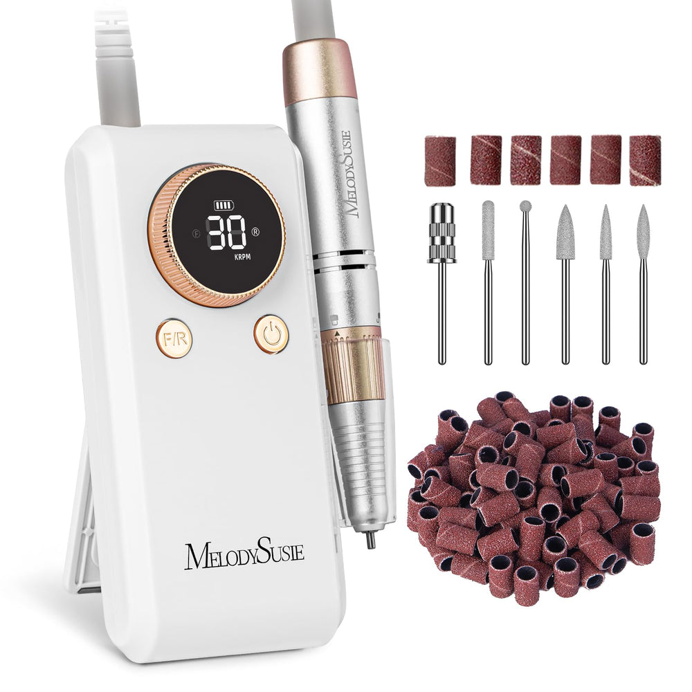 MelodySusie entry-level clip-on nail drill enabling hands-free operation for efficient tasks.