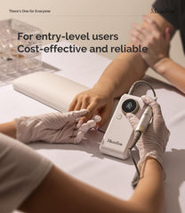 MelodySusie entry-level nail drill anti-slip-base keeps the workstation steady.