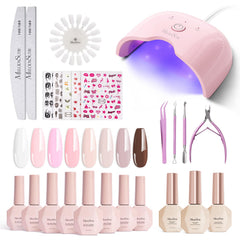MelodySusie gel nail lamp setup for quick, even curing results