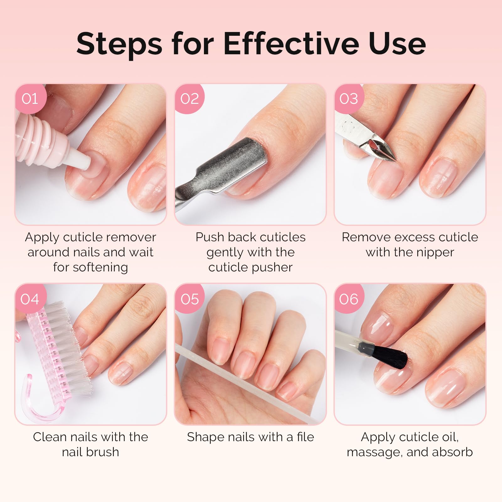 MelodySusie salon-like experience at home with a complete cuticle care kit.