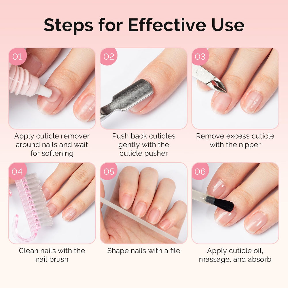 MelodySusie salon-like experience at home with a complete cuticle care kit.
