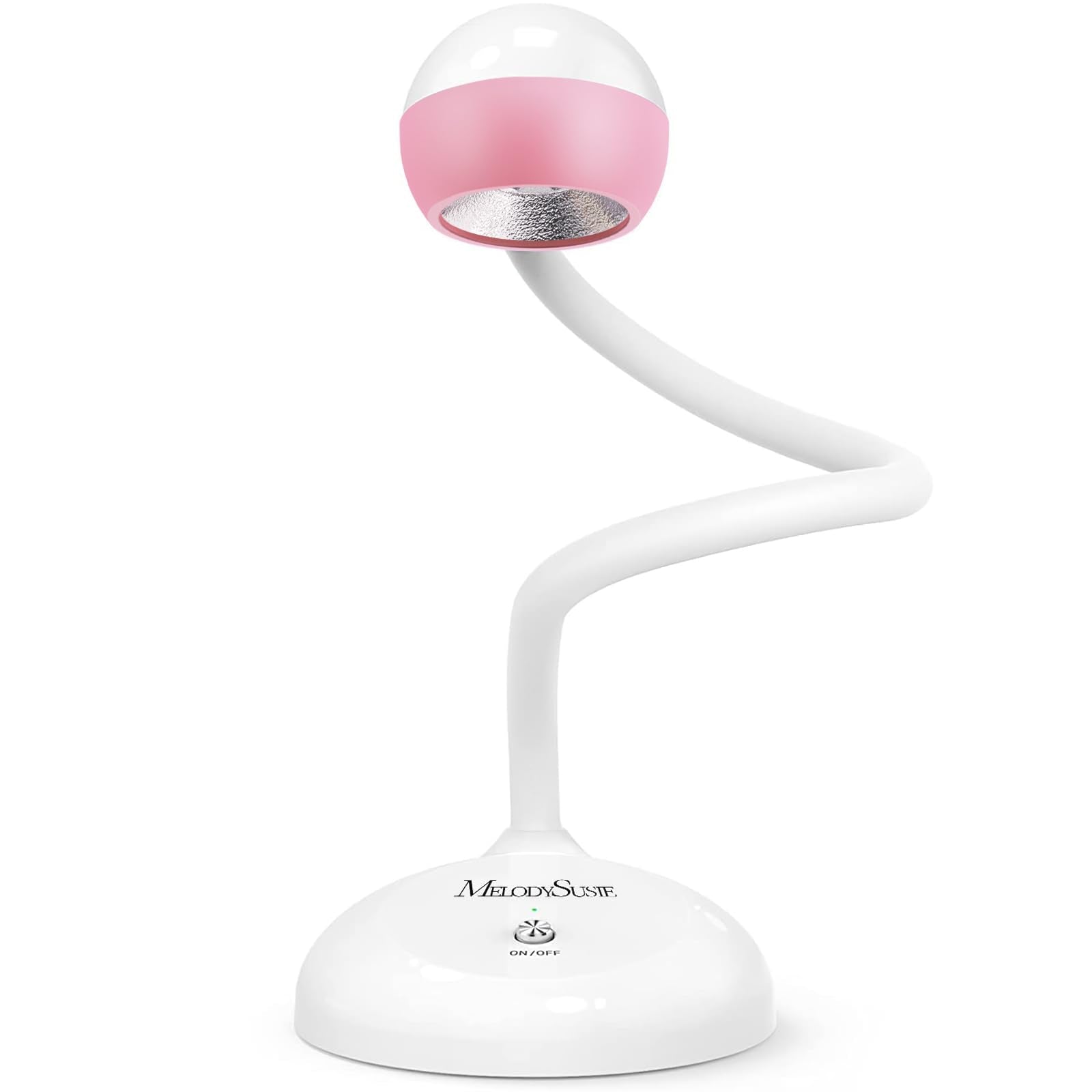 MelodySusie gooseneck cordless UV nail lamp with adjustable angle for precise curing.