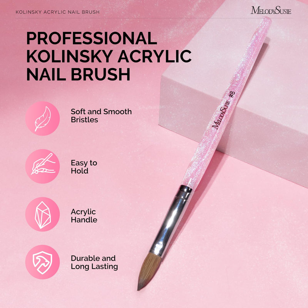 MelodySusie brush with durable ferrule for bristle integrity