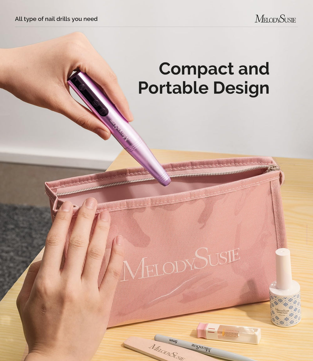 MelodySusie LED display nail drill shows speed and power at a glance