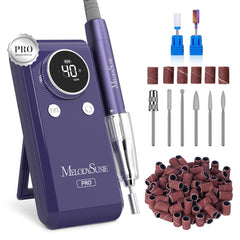 MelodySusie MB420G cordless nail drill in compact form for mobile salons.