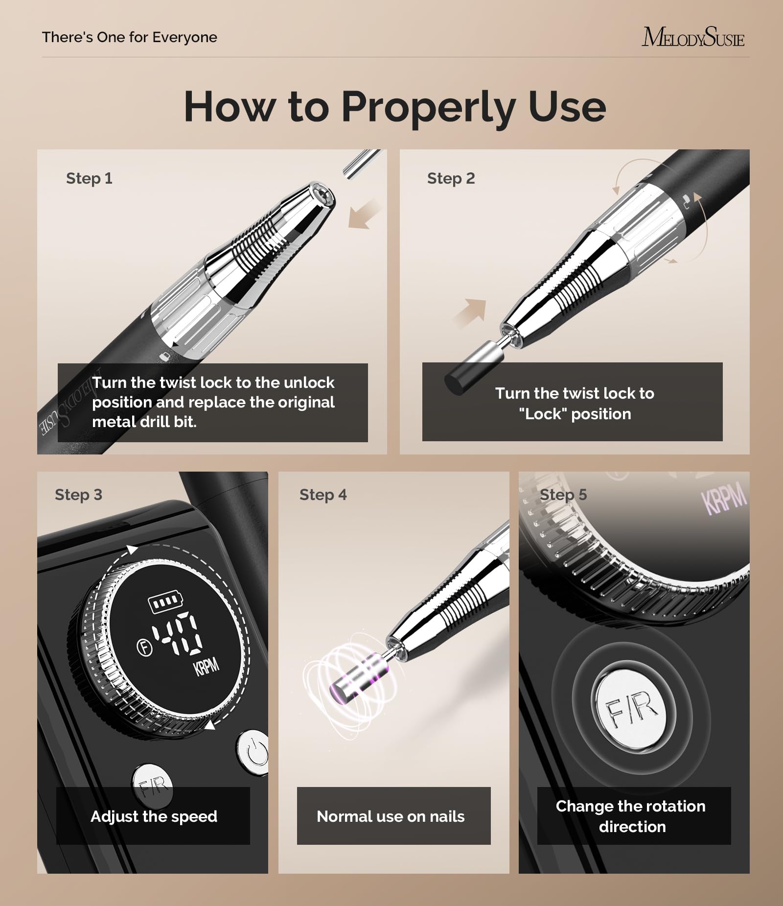 Compact portable design of MelodySusie MB420G for travel