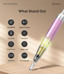 MelodySusie MM400D handpiece closeup highlighting lightweight aluminum design