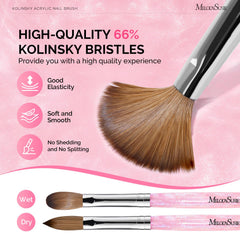 MelodySusie Kolinsky brush size 8 for precise coverage
