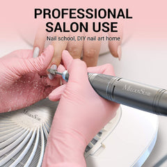 MelodySusie Nail Dust Collector side panel shows slim profile for deskside use