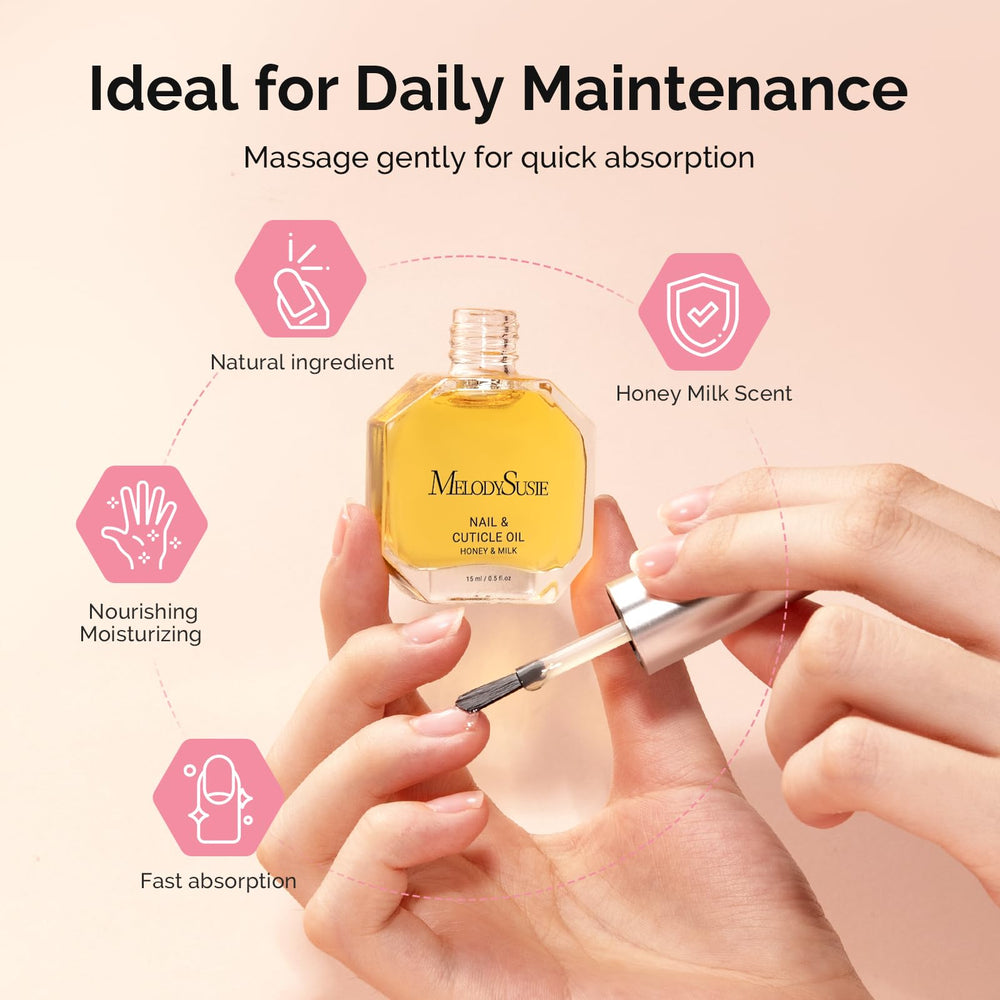 MelodySusie nail file and brush pair smooths edges and cleans gently.