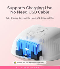 MelodySusie P-ART06G rechargeable lamp side view highlighting wireless convenience.