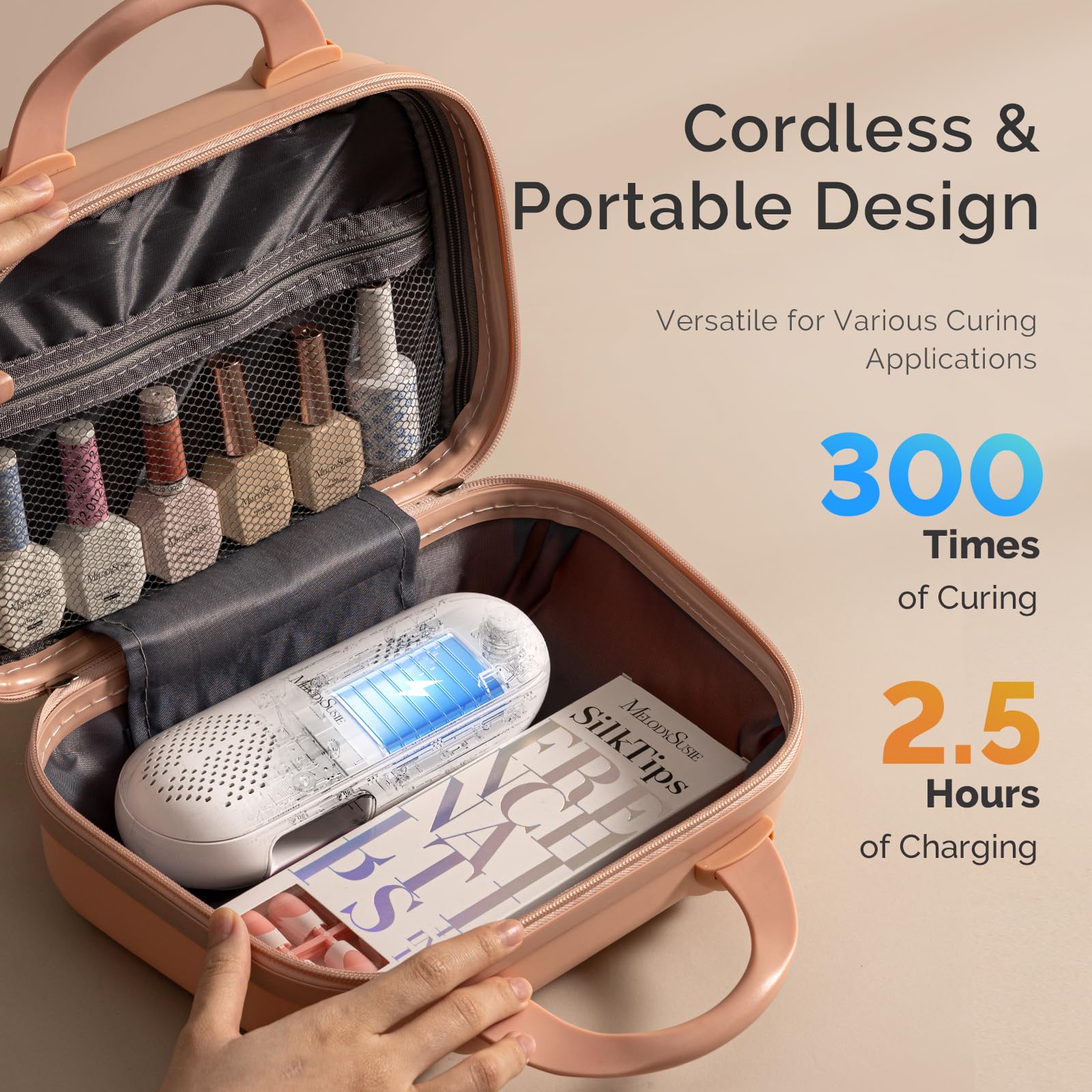 MelodySusie P-Plus20F quick cure for soft gels and glues