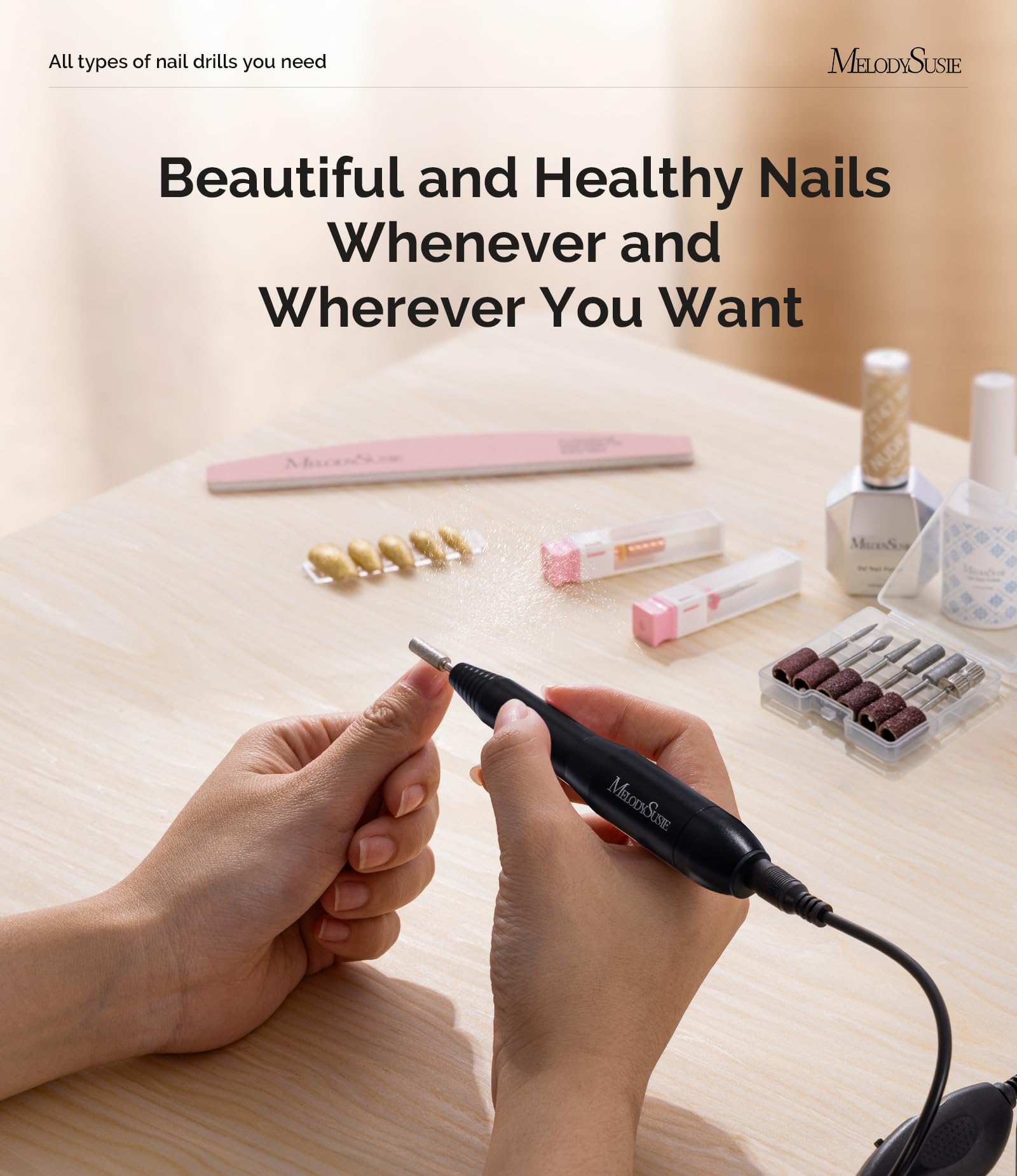 MelodySusie PC120I dust brush aids cleanups during salon tasks.