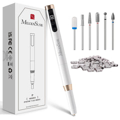 MelodySusie PM170F nail drill front view showing compact design for precise control.