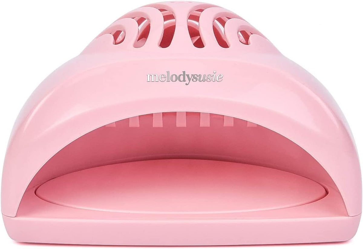 MelodySusie portable kids nail dryer closeup highlighting safe cordless design