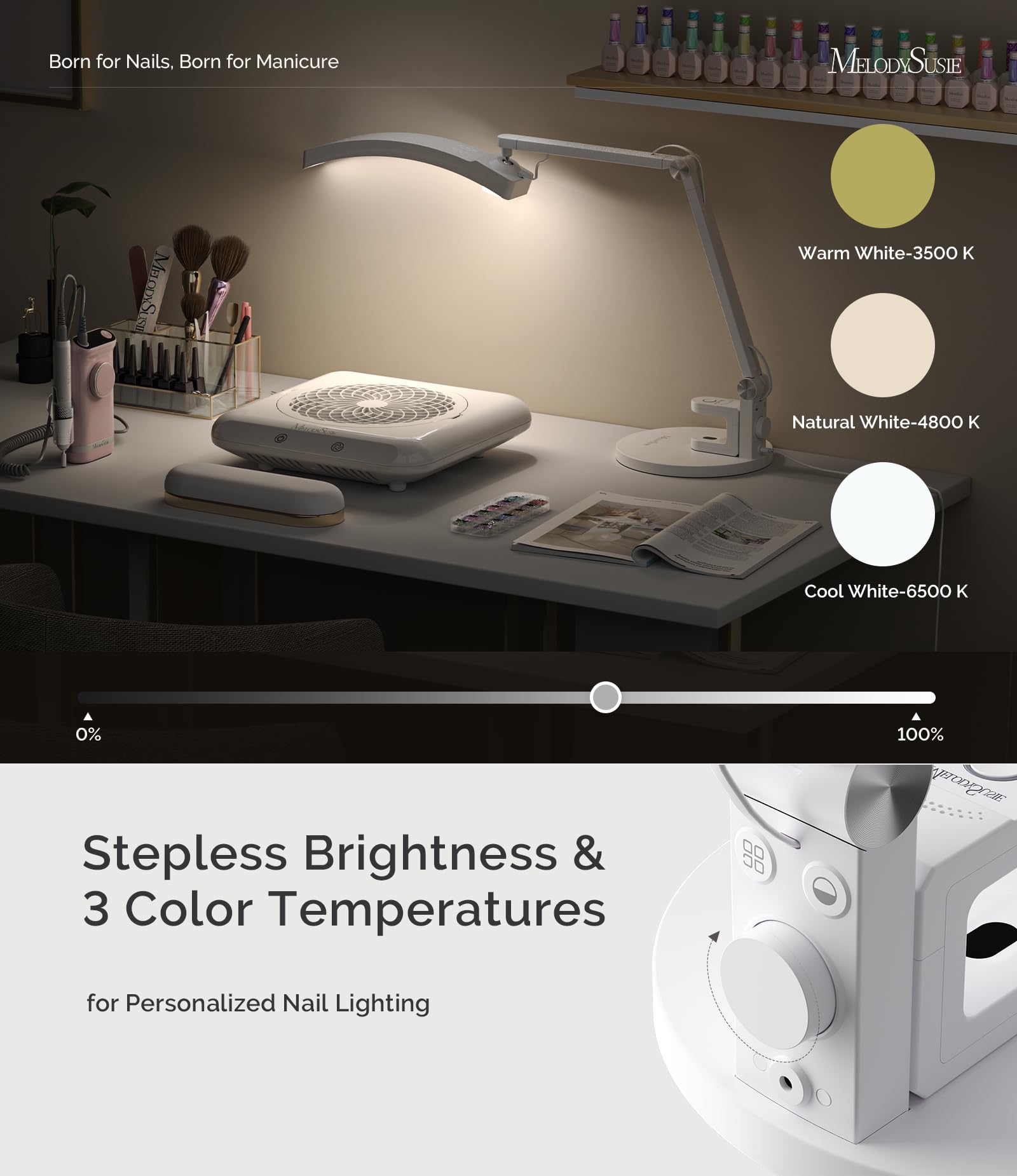MelodySusie S-Pro29G professional design signals salon-grade reliability for nail techs.