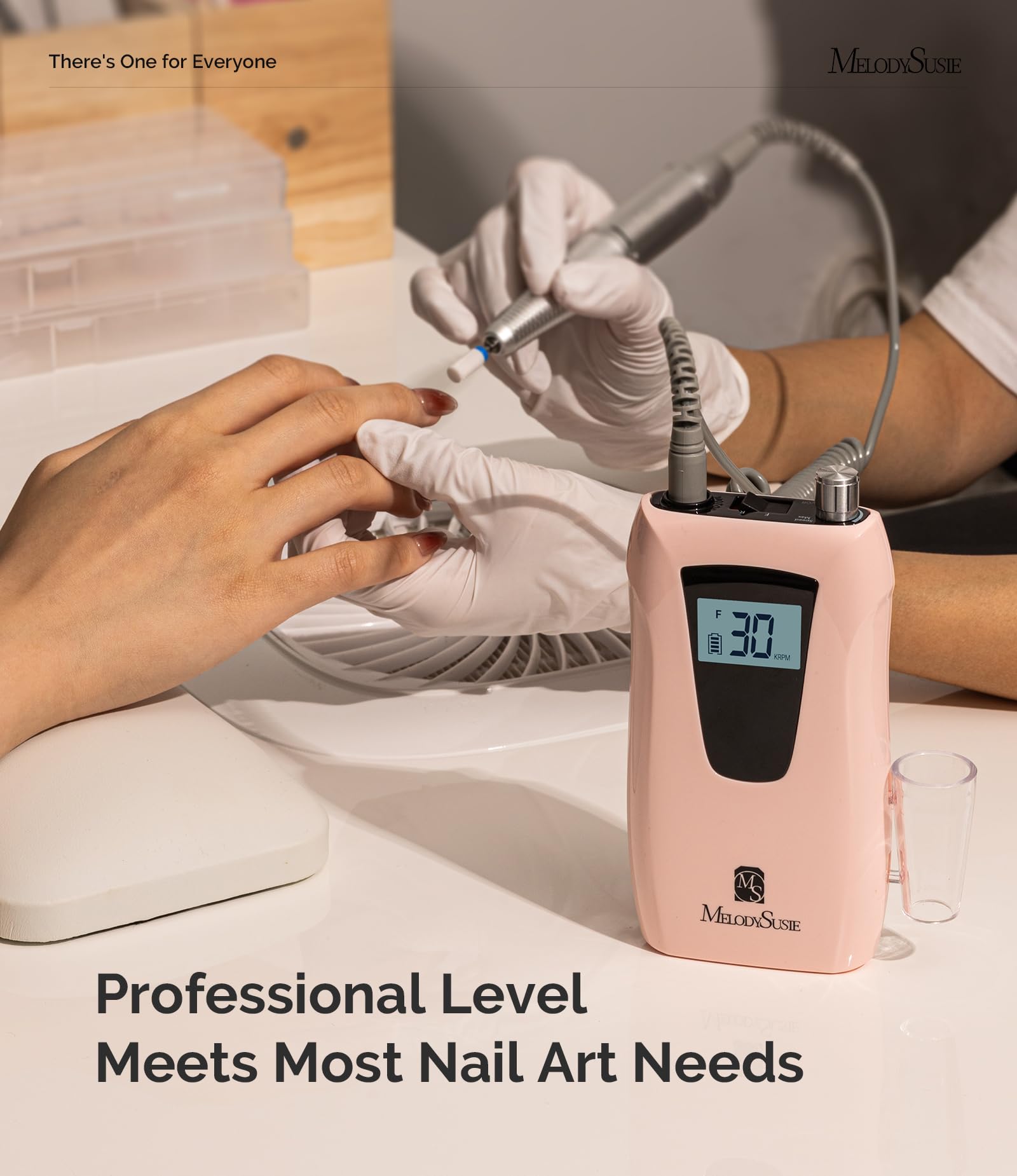 MelodySusie SC320D clip-on handle view emphasizes ergonomic grip