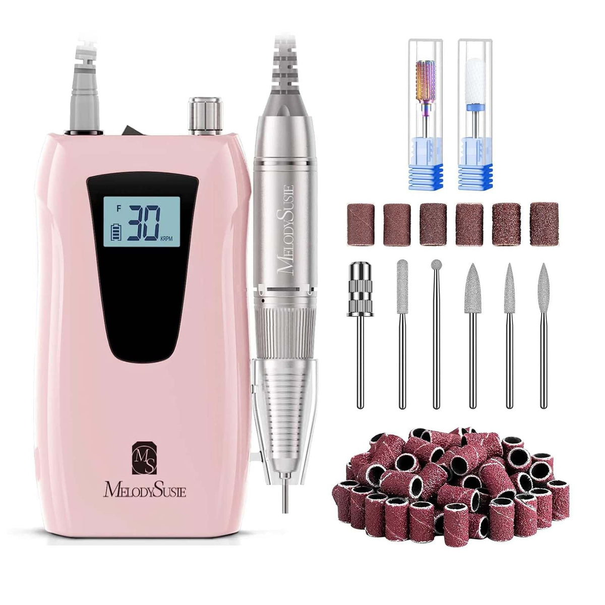 MelodySusie SC320D front view is compact and cordless for home manicures