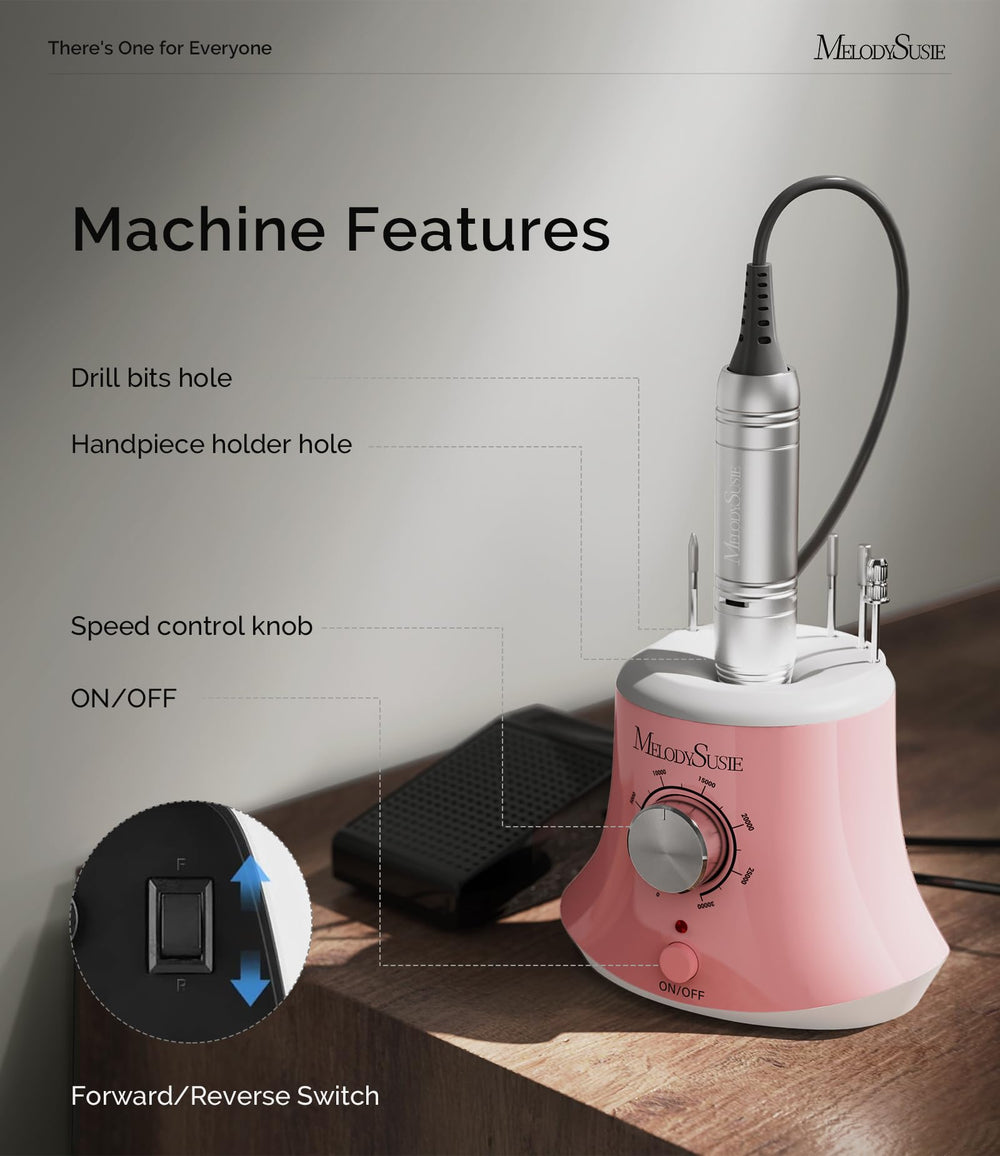 MelodySusie SC320I forward-reverse controls enable versatile handedness.