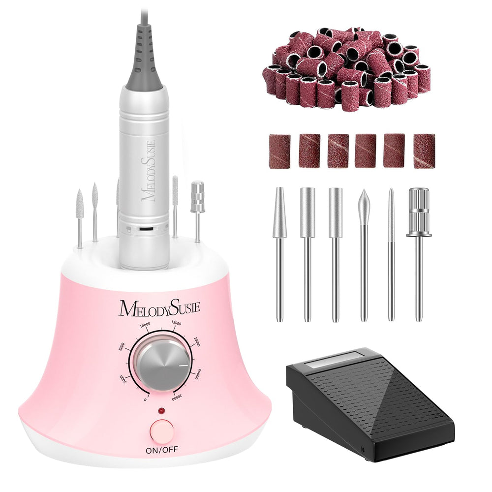 MelodySusie SC320I handpiece close-up for lightweight comfort during long nail sessions.