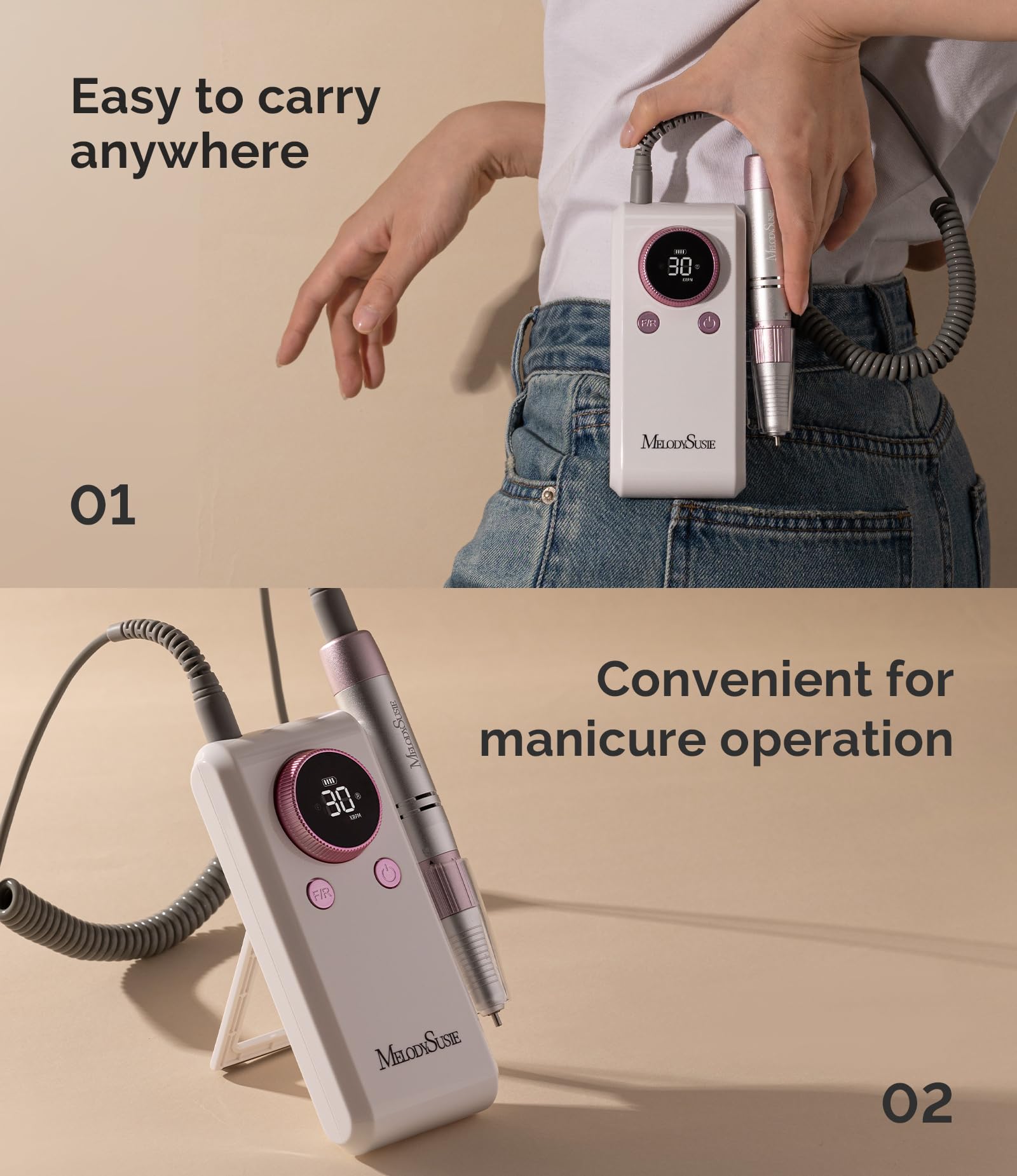 MelodySusie SC330G table stand bracket provides stable viewing angles during gel removal