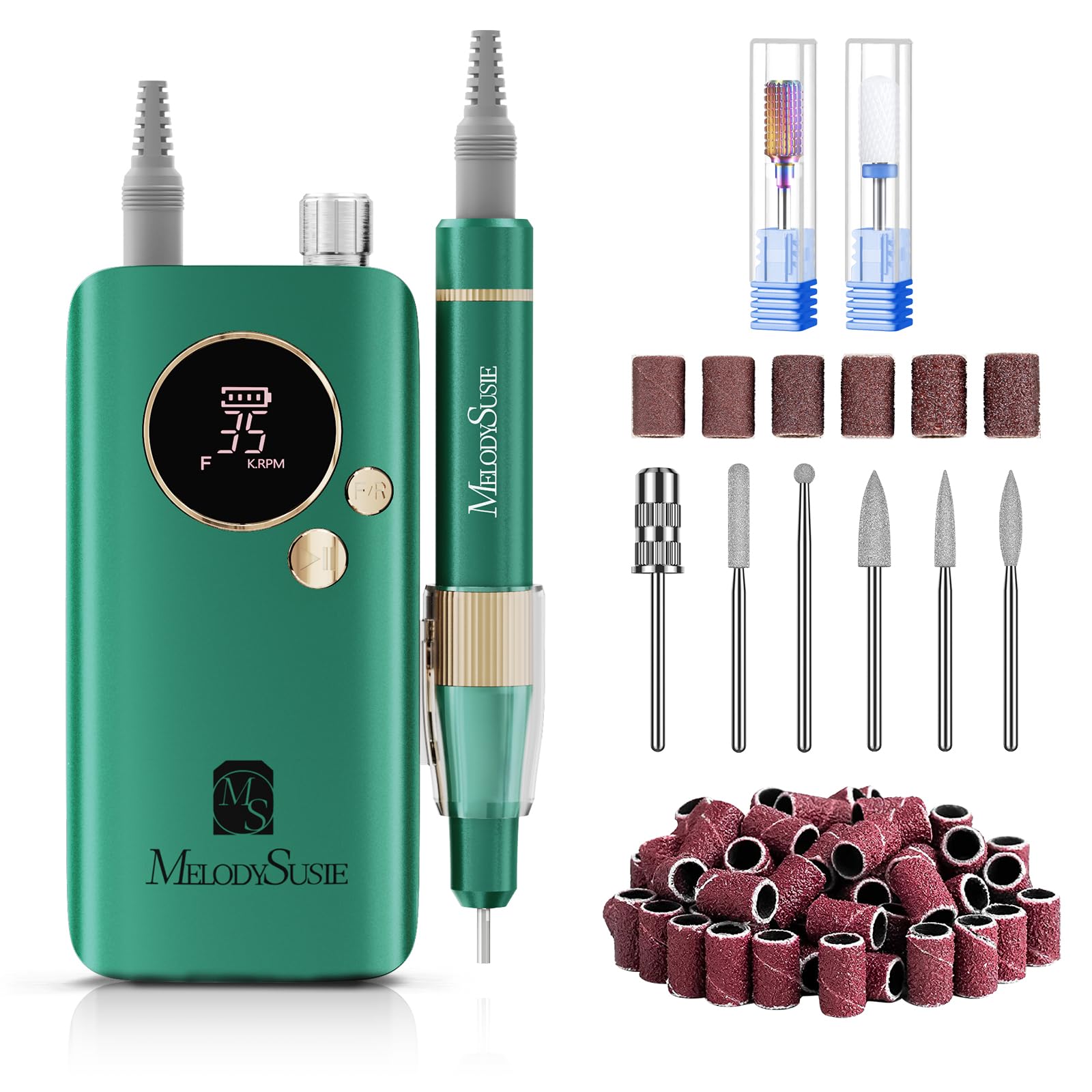 MelodySusie SM200F clip-on nail drill for precise shaping and gel removal.
